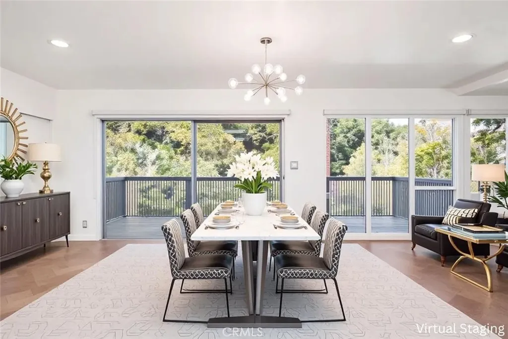 Virtually Staged Dining Room