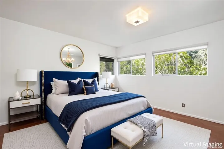 Virtually Staged Bedroom