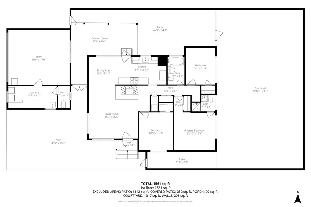 15420 Bonsallo Ave Floorplan