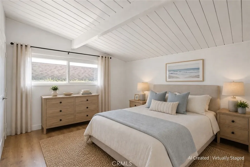 Primary Bedroom | AI Image | Virtually Staged | For Entertainment Purposes