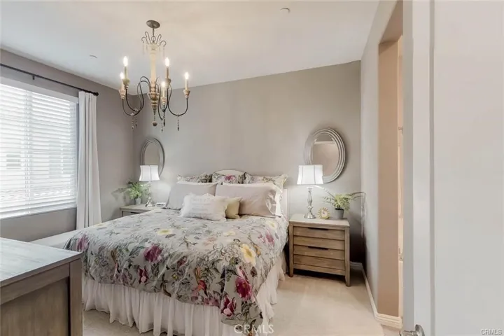 One of 3 Bedrooms with an excellent walk in closet for all your needs. A full Master Bedroom feel with a Full State of the Art Shower with relaxing tub and doubled Sinks and a Wall of mirrors