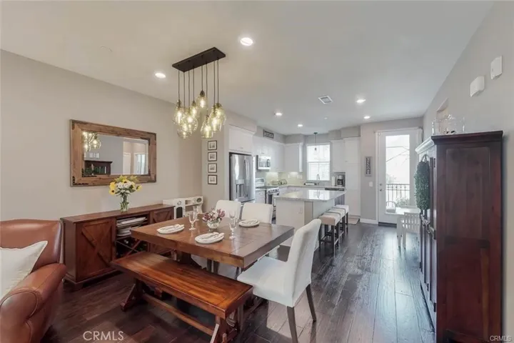 2nd Floor of Home Staged with living room, Dining Room and Kitchen with plenty of room to Entertain, Stove, Oven, Refrigerator, Dishwasher all  included in sales price