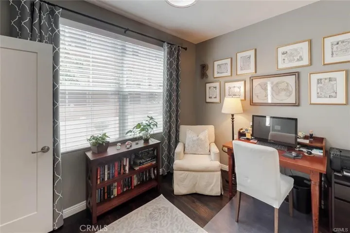 Another look at the Bedroom ( or office on the first floor of your home to meet and great clients or use as 3rd bedroom with walk in Closet, full Bath inside Bedroom Suite.