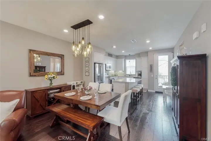 2nd Floor of Home Staged with living room, Dining Room and Kitchen with plenty of room to Entertain, Stove, Oven, Refrigerator, Dishwasher all  included in sales price