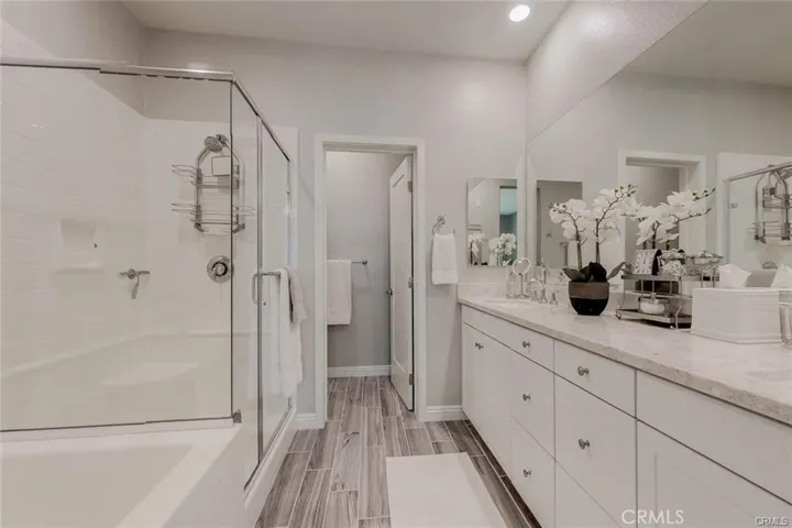 Master Suite Separate Bathroom. A beautiful Soaking tub to relax and unwind plus a Rainfall shower.