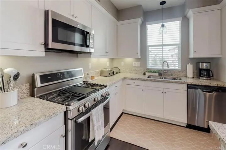 The Kitchen includes the Stove, Six burner Stove and Oven with A built in Microwave Oven. Built in Stainless dishwasher and A built in Stainless Refrig