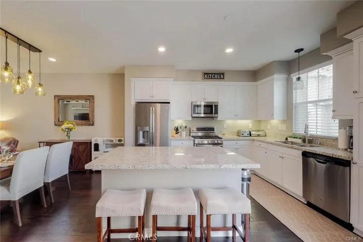 Kitchen and Dining Area of the home.