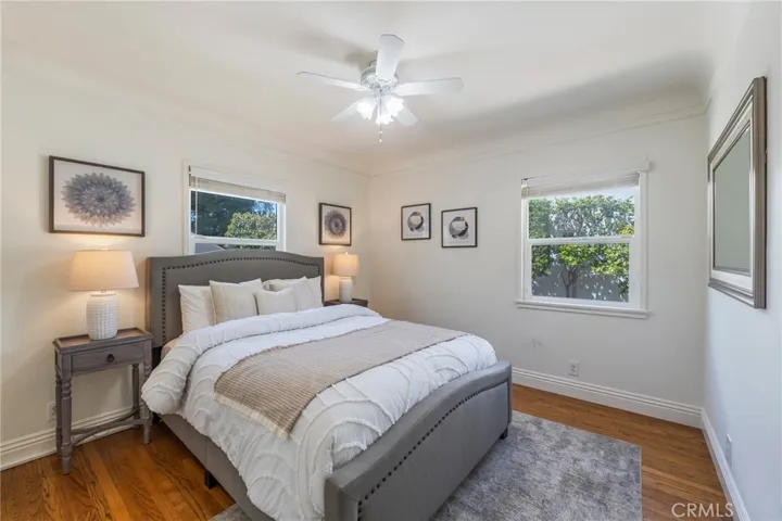 Guest bedroom at rear.