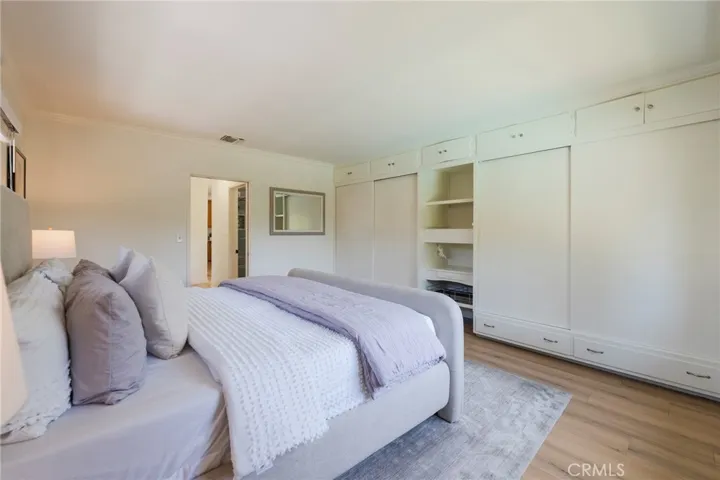 Lots of closet space in the spacious primary bedroom.