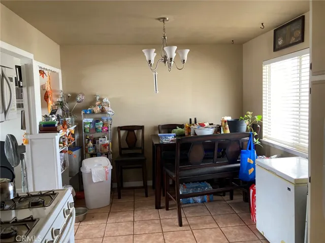 Closer view of dining area