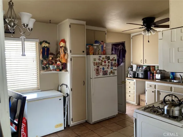 Kitchen other view,  Has room for a fridge AND a chest freezer