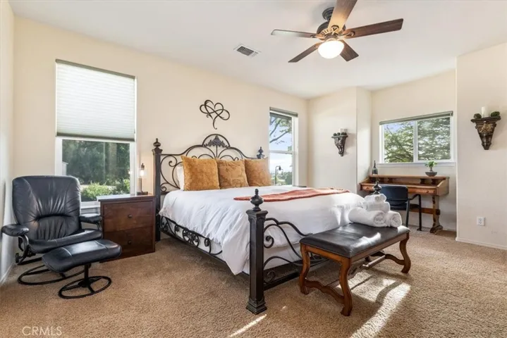 Spacious primary suite