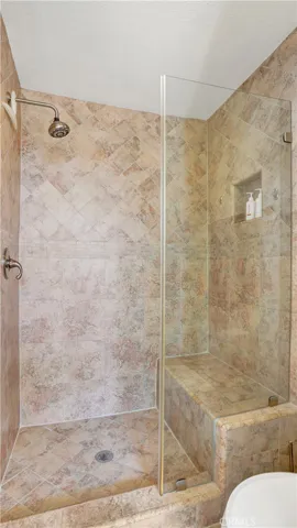 The primary bathroom has a walk-in shower.