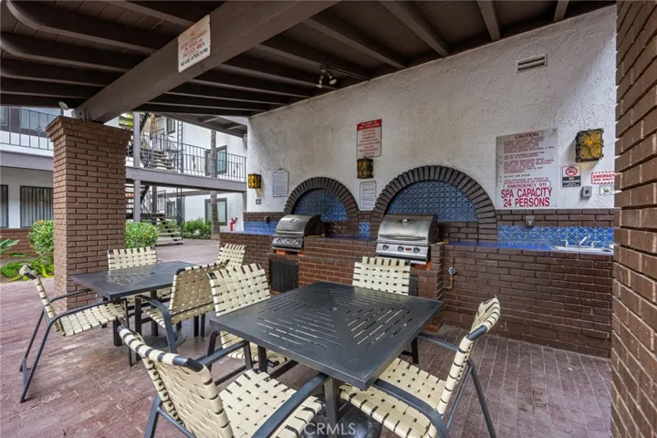 BBQ area right outside condo