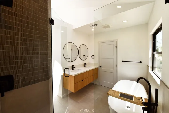 Primary Bathroom - w/ large tub & beautifully tiled shower