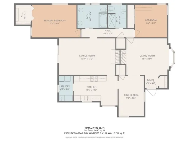 2D Floor Plan for 1715 East Holly Oak Drive