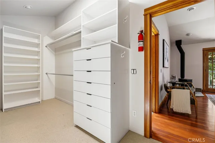 Primary closet