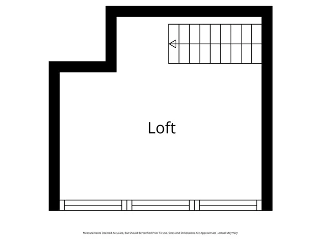 loft of Art studio floor plan