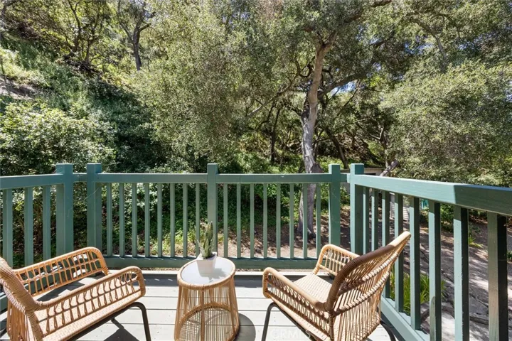 Primary bedrm balcony- Perfect spot to take in the oaks and canyon