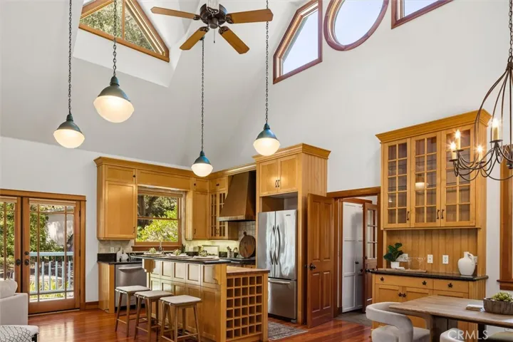 Enter main home to the open kitchen, dining and great room