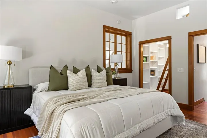 Library nook and attic hobby room