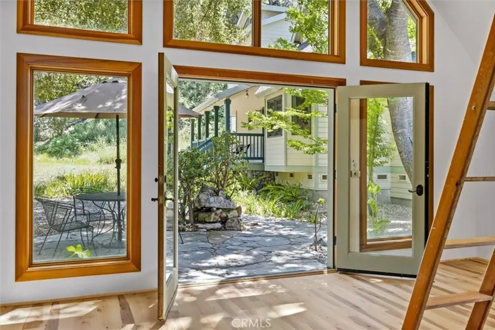 View from inside the lovely Art Studio!