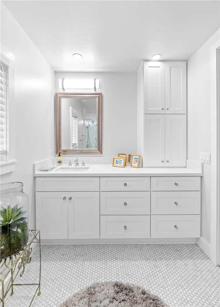 Downstairs bath vanity