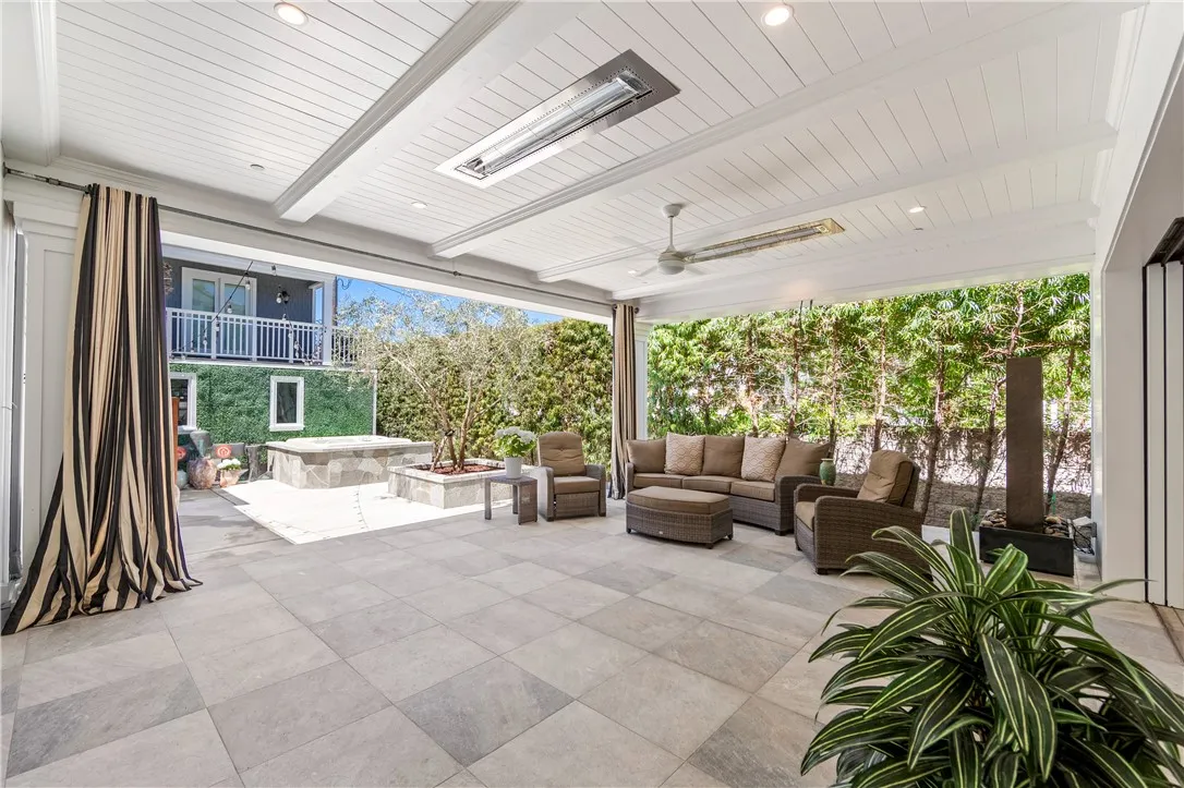 Loggia with heat and fan