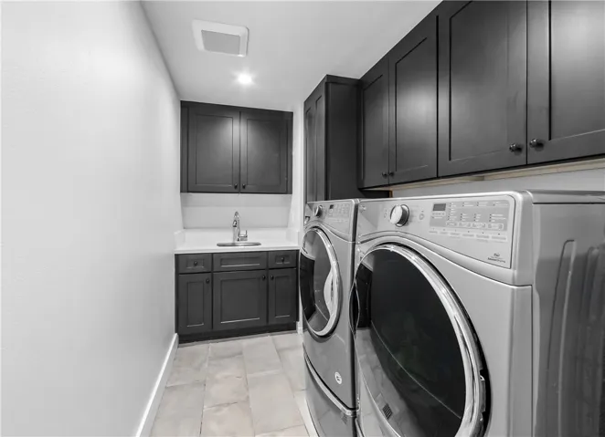 Downstairs laundry
