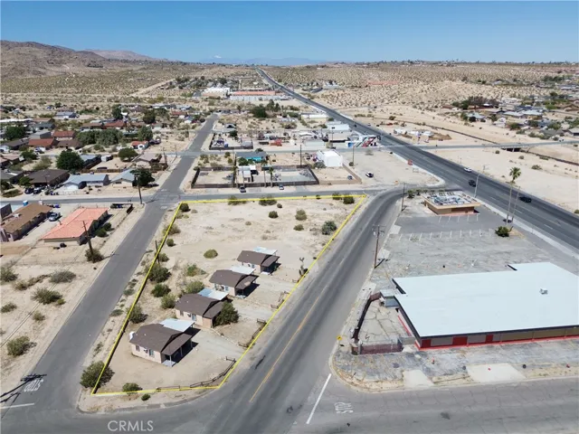 West Facing Aerial View.