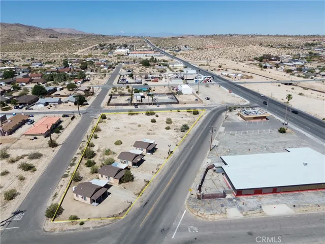 West Facing Aerial View.