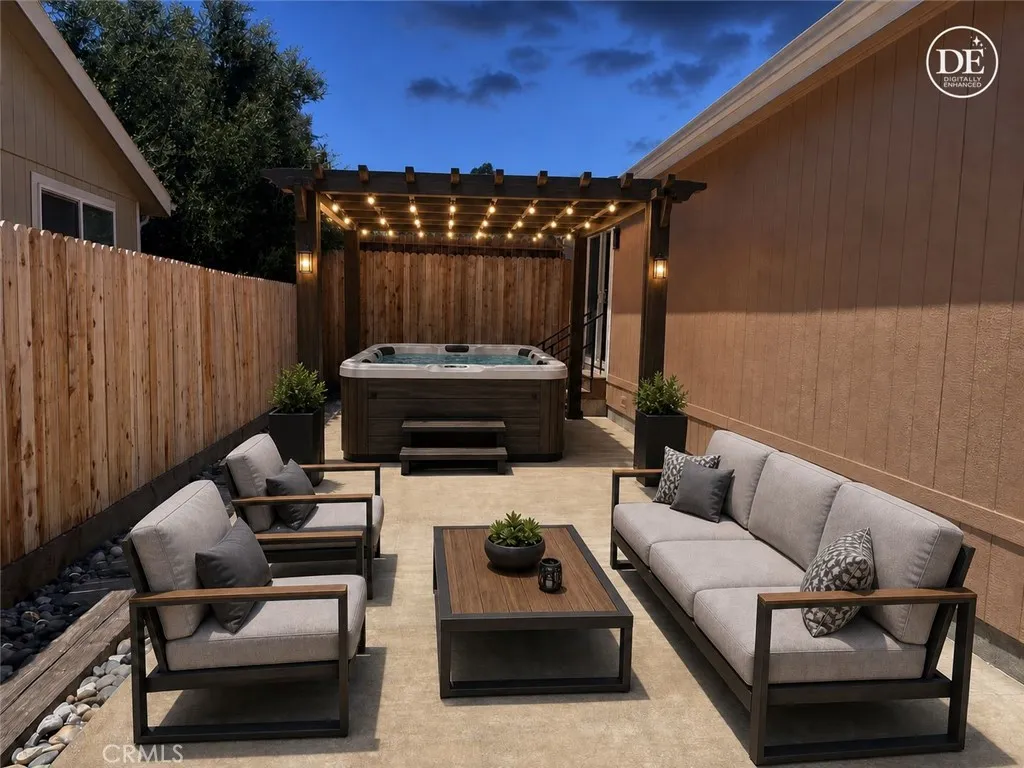 back yard imagined with hot tub back yard imagined with hot tub