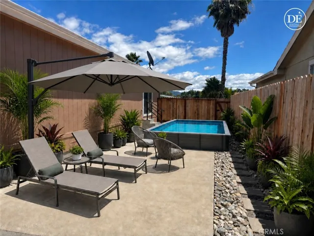 back yard imagined with pool