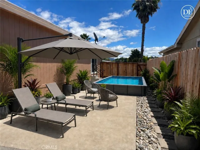 back yard imagined with pool