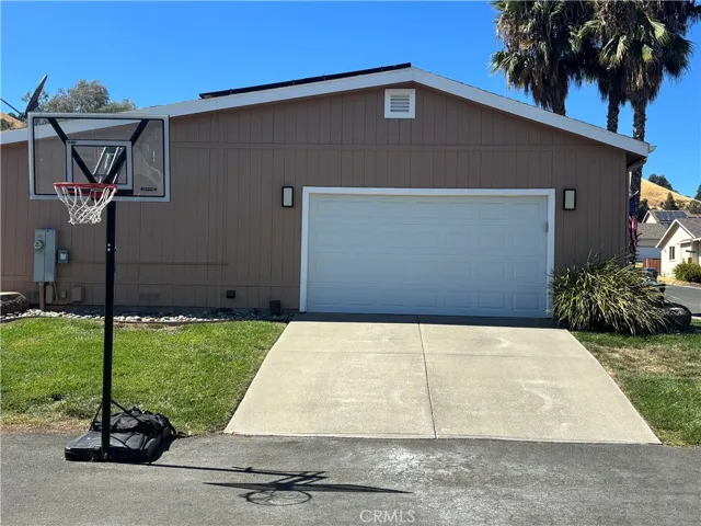 primary driveway, new paint on esterior walls