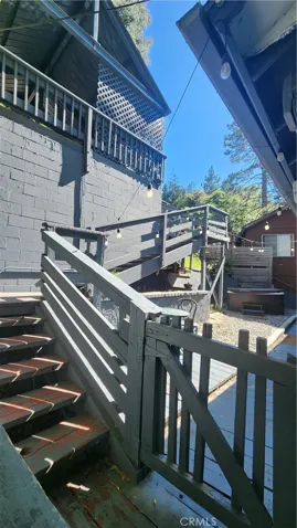 Stairs Coming Down to Property