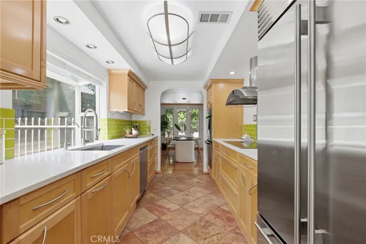 Remodeled kitchen