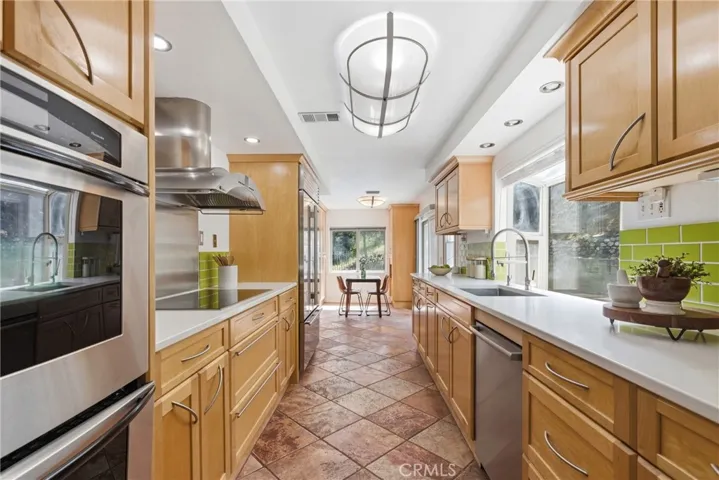Remodeled kitchen