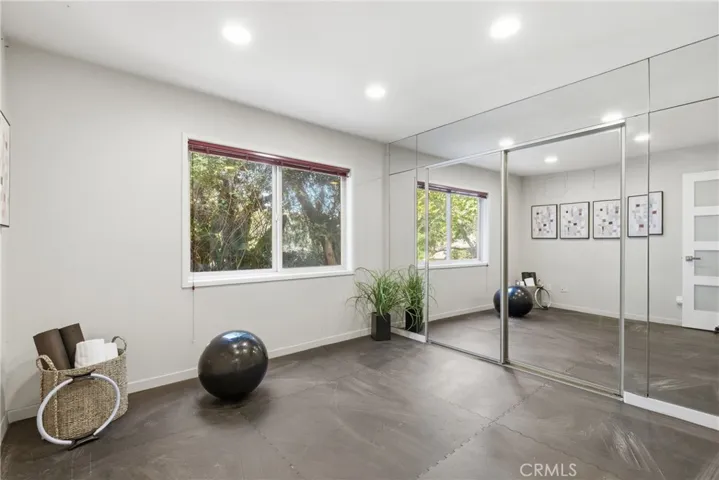 Bedroom #4/Gym with rubber flooring