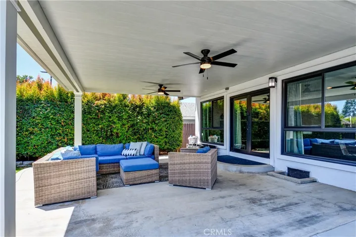 Covered Patio to Rear of Home