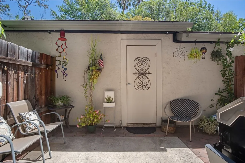 Patio with Garage Access