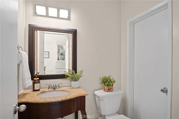 Downstairs half bath