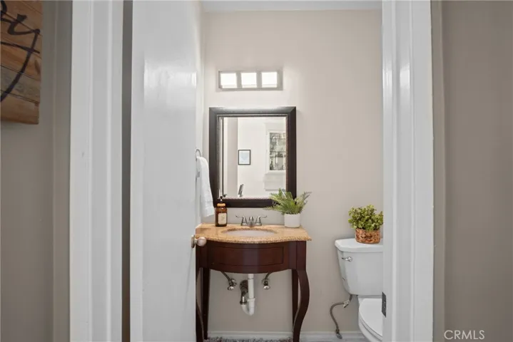 Downstairs half bath