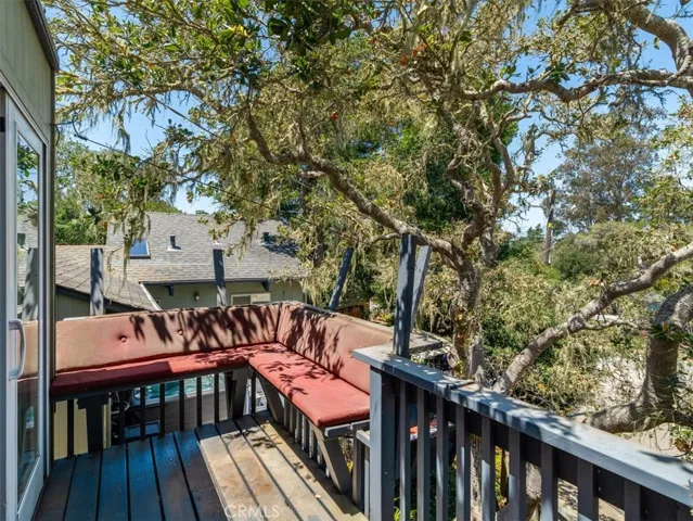 View of Back Deck from dining room
