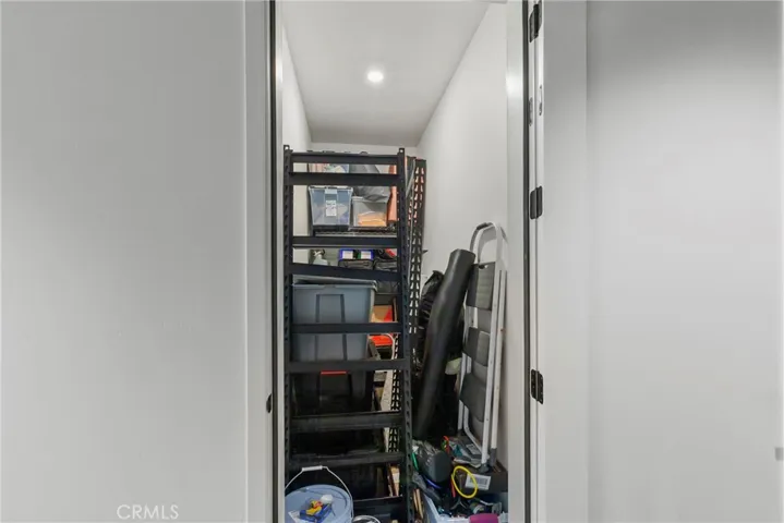 Storage in hallway