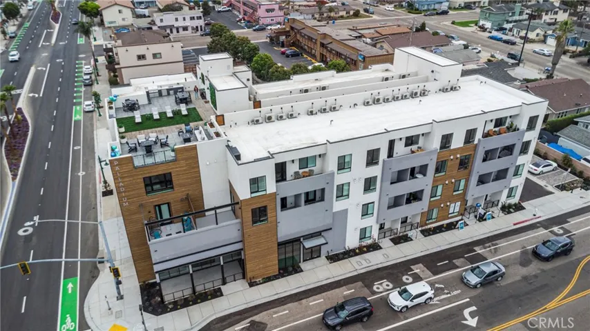 Aerial photo of building