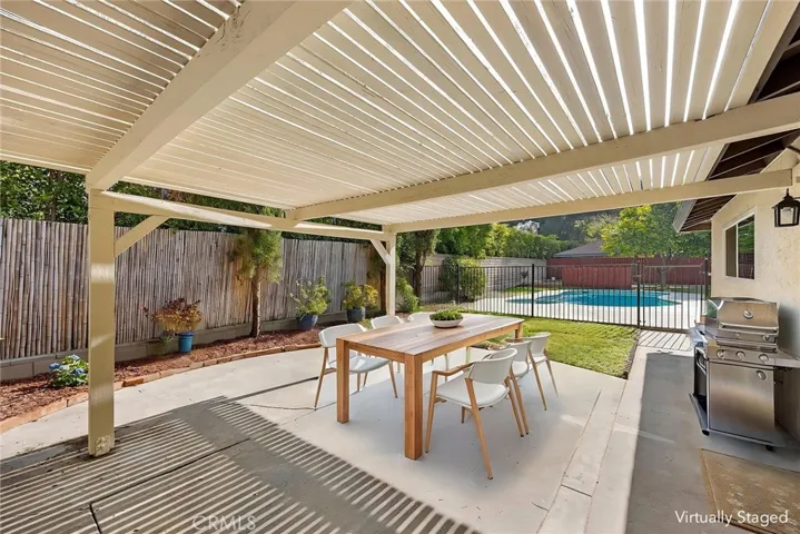 patio digitally staged