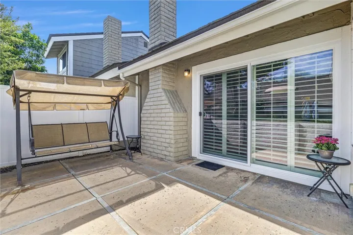 Another view of the back patio.