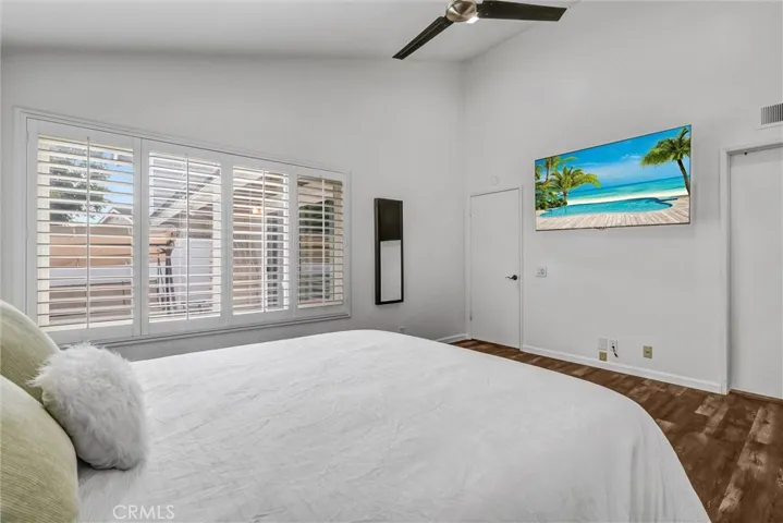 Primary bedroom while staged. Room is now vacant.