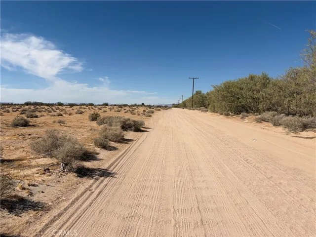 NE View along Becker Rd